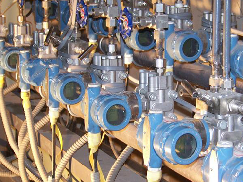 發(fā)電廠壓力變送器安裝完成